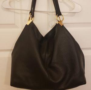 Vince Camuto black leather purse
